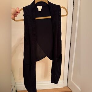 H&M- Black Women's Sweater Vest - size 4